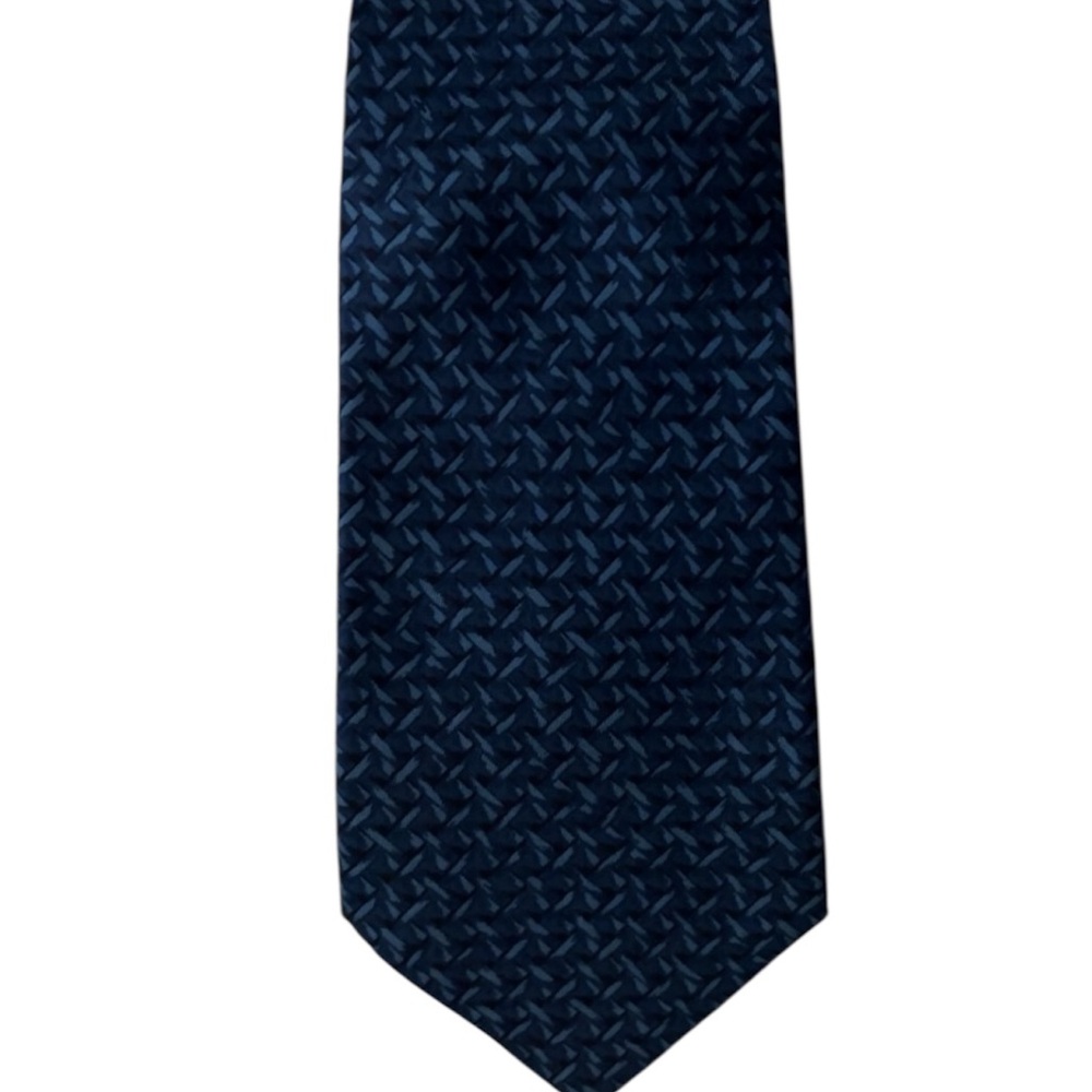 Christian Dior Navy Blue Patterned Tie